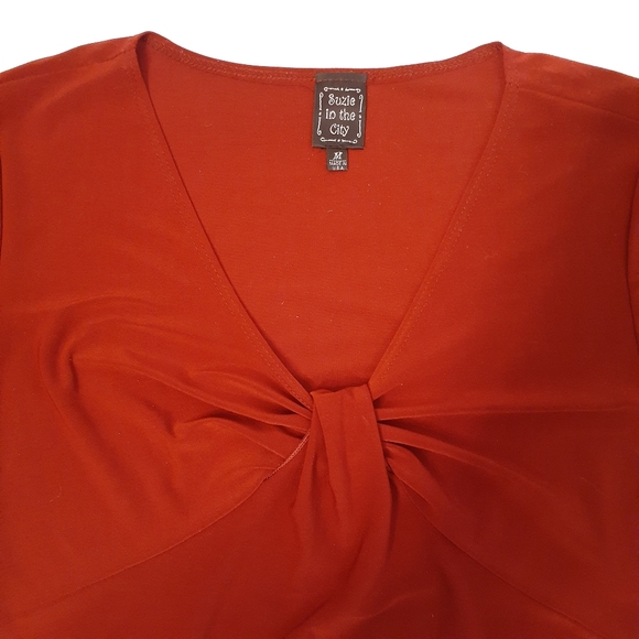 Suzie in the City v-neck shortsleve - Picture 5 of 5